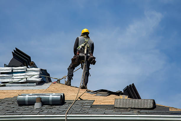 Professional Roofing technician working in Shelby, IA